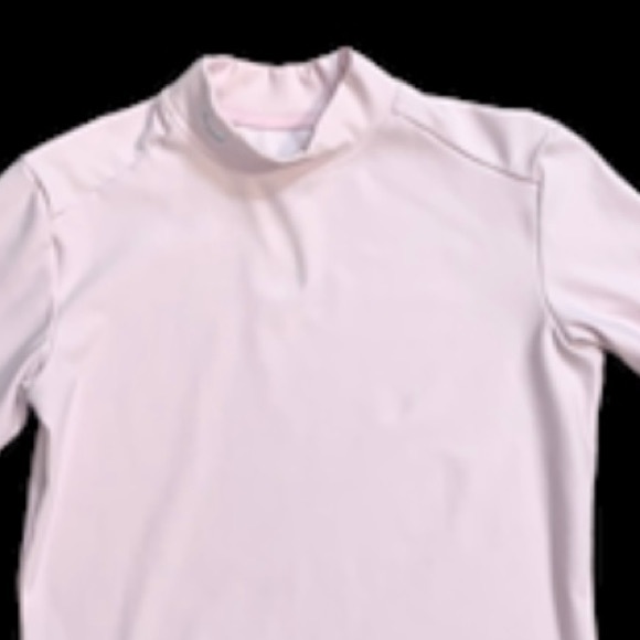 Under Armour light pink Coldgear turtleneck women’s shirt size LARGE L - Picture 6 of 15